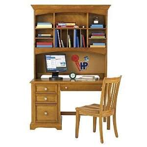 Pulaski Furniture Bearrific Desk with Hutch in Cocoa 3 Piece 633130 