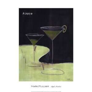   Apple Martini Poster by Mark Pulliam (16.25 x 20.25)
