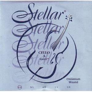   Stellar Chromium Steel 4/4 Size, SS601 4/4 Musical Instruments