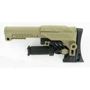    Sniper Stock w/ Leg for A2 Rifle & SR25  Tan