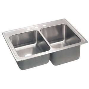  Celebrity Stainless Steel 43 x 22 Double Basin Top Mount Kitchen 