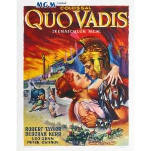 Quo Vadis Movie Poster (27 x 40 Inches   69cm x 102cm) (1964) Belgian 