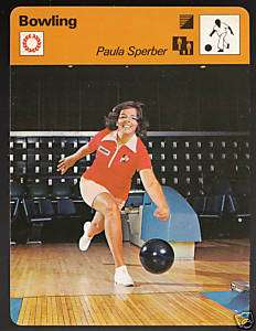 PATTY COSTELLO Paula Sperber Bowling SPORTSCASTER CARD  