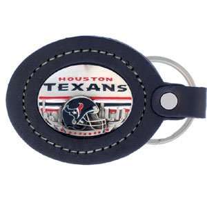  Houston Texans NFL Large Leather Key Ring: Sports 