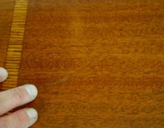Vintage CASTLEWOOD Inlaid Mahogany Oak Wood Card Table ~Antique 
