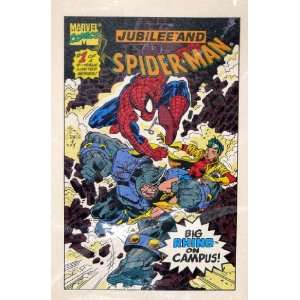Two Mini MARVEL Comic Books featuring Spiderman with Jubilee and 