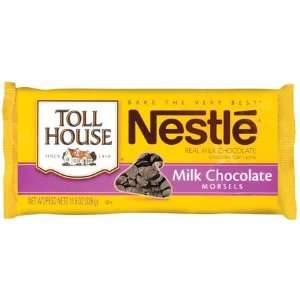 Nestle Toll House Milk Chocolate Morsels 11.5 oz (Pack of 12):  
