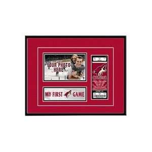    Phoenix Coyotes My First Game Ticket Frame