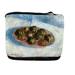  Rikki KnightTM Van Gogh Art Basket of Apples Messenger Bag   Book 