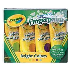   Washable Fingerpaint 4Ct Secondary Colors By Crayola Llc Toys & Games