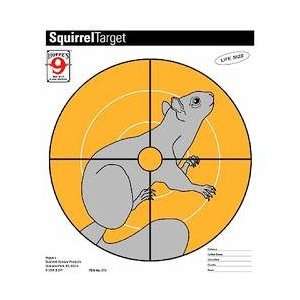   Critter Targets, Squirrel Paper Target, 20 Per Pack