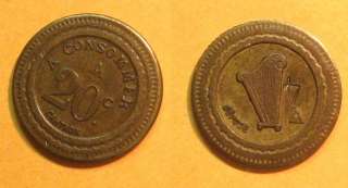 Token France, 20ct, A Consommer, Cartaux  