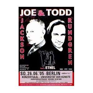   JACKSON Berlin 2005 with Todd Rundgren Music Poster