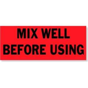 Mix Well Before Using Fluorescent Paper (in rolls), 5 x 2 