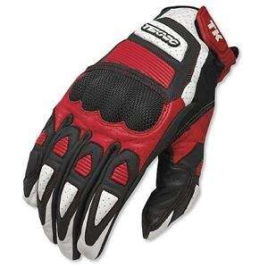  Teknic Chicane Short Cuff Gloves   3X Large/Red/Black 