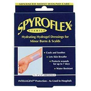 Spyroflex Hydrogel Burn Dressings