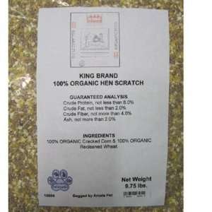  King Brand 100% Organic Chicken Scratch 9.75 Pound