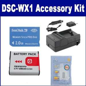  Sony DSC WX1 Digital Camera Accessory Kit includes 