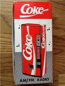   Cola Vending Machine AM FM Radio Original Box Soda Pop Barbie  
