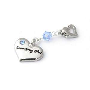 Something Blue Heart Garter Charm   Wedding Gift   Gift Wrapped And 