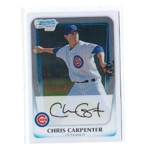   Chrome Prospects #212 Chris Carpenter Chicago Cubs: Sports & Outdoors