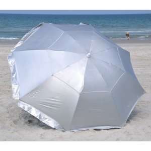    8 Feet Deluxe Dual Canopy Beach Umbrella: Patio, Lawn & Garden