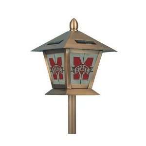   State Bulldogs 20 Stained Glass Solar Lantern