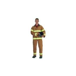  Fire Fighter Suit Tan Adult Costume Stop, Drop, and Roll 