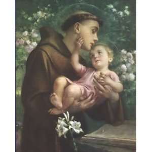   Anthony and Child Jesus with Book 8 x 10 Carded Picture (SFI RPC8011