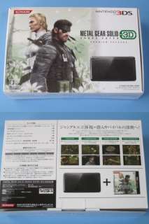METAL GEAR SOLID SNAKE EATER 3D PREMIUM PACKAGE Konami style limited 
