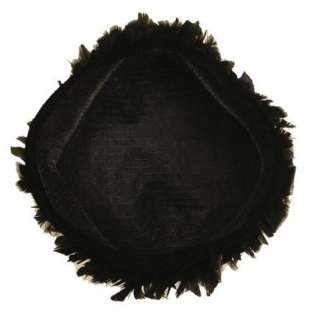 Vintage Black Turkey Feather Hat 1950’S  