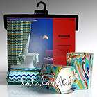 MISSONI for TARGET ISLAND ESCAPE REVERSIBLE SHOWER CURTAIN 2 SCENTED 
