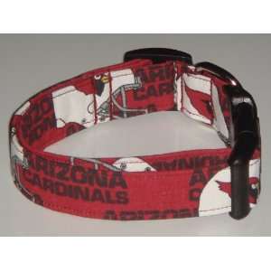   Arizona Cardinals Football Dog Collar Red Small 1 