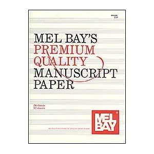   Premium Quality Manuscript Paper Twelve Stave Musical Instruments