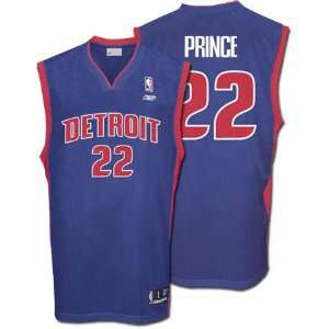  Tayshaun Prince Blue Reebok NBA Replica Detroit Pistons 