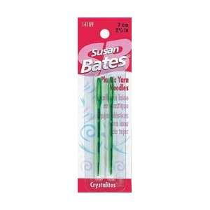  Susan Bates Crystalites Yarn Needles 2 3/4 2/Pkg 14109; 6 