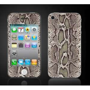 : iPhone 4 Snakeskin Vinyl Skin kit fits 4th generation apple iPhone 