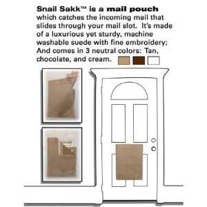  SNAIL SAKK Mail Receptacle for Mail Slots   CREAM