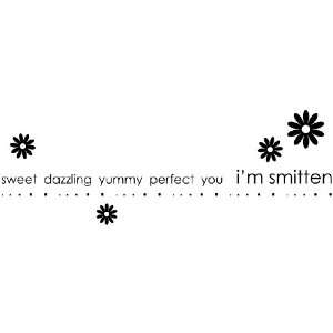    Penny Black Wood Mounted Rubber Stamp Smitten