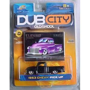 Dub City Old Skool 1953 Chevy Pick Up Series 1 BLACK Toys 