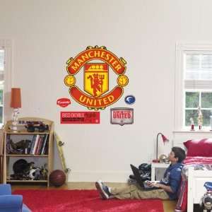  Fathead Manchester United Crest Wall Graphic Sports 