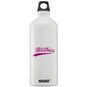 Sigg Water Bottle 1.0L Cancer Save the Boobies Breast Cancer Awareness 