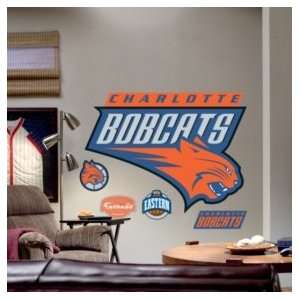  Charlotte Bobcats Fathead Logo