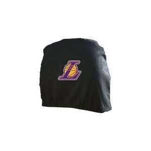  Los Angeles Lakers Set of Headrest Covers Sports 