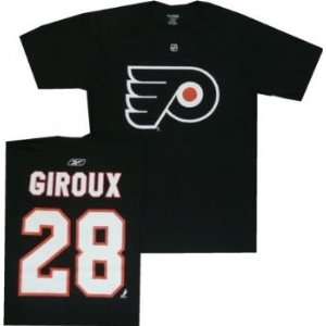   Flyers Claude Giroux Black Jersey T Shirt