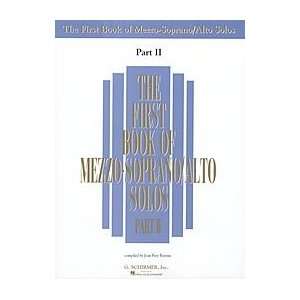  The First Book of Mezzo Soprano/Alto Solos   Part II (Book 