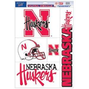   Cornhuskers Static Cling Decal Sheet *SALE*