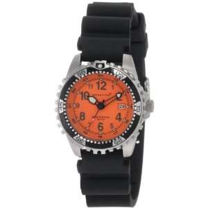   Timer for Scuba Divers with Orange Dial & Black Hyper Rubber Band