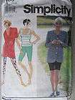 Simplicity 4127 Misses Tunics Top Sewing Pattern 12 20  