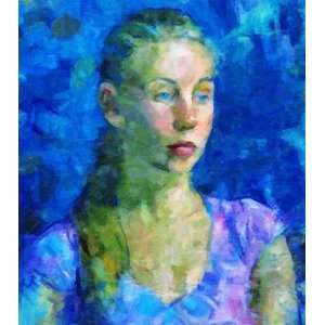 Custom Order #TQ CLV, Oil on Canvas, Custom Painting of The Person You 
